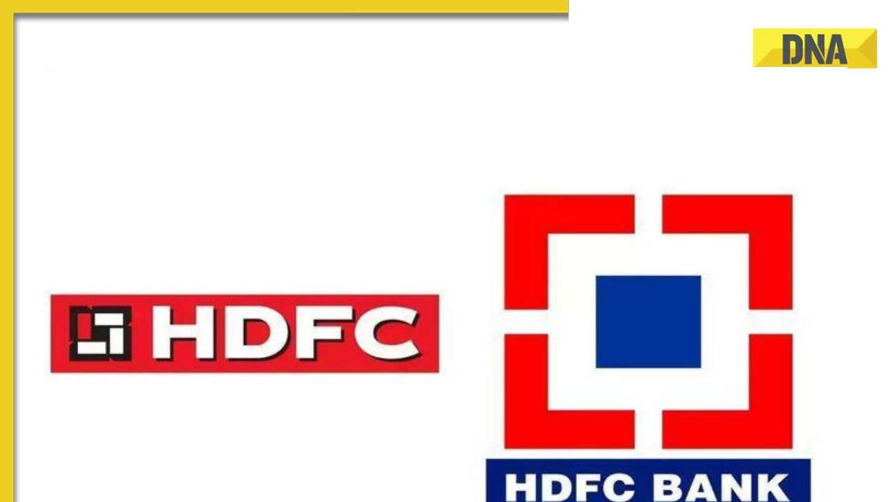 Image of HDFC and HDFC Bank logos merged
